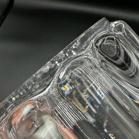 1970s Orrefors Princess Cut Swedish Crystal Glass Dish - Picture 7 of 17